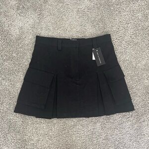 The Frankie Shop Mini Black Cargo Skirt